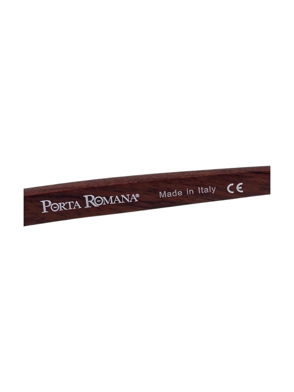 Porta Romana Wood Temple frame /eyewear in Dark Brown - Picture 4 of 8